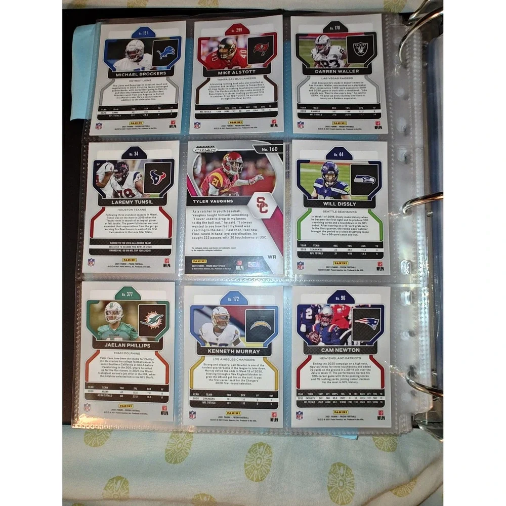 Panini football trading